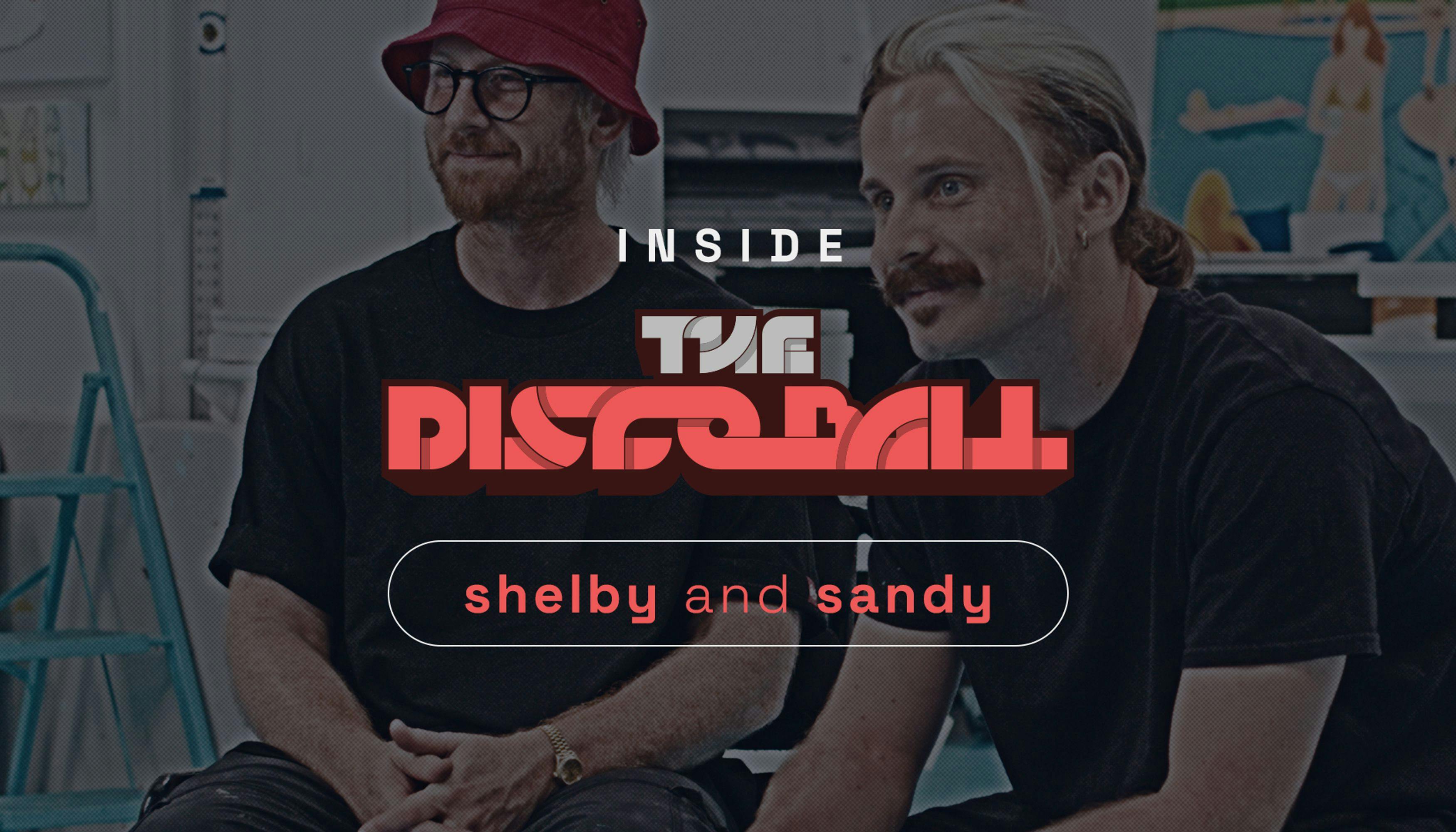 Cover image for Inside THE DISCO BALL: shelby and sandy
