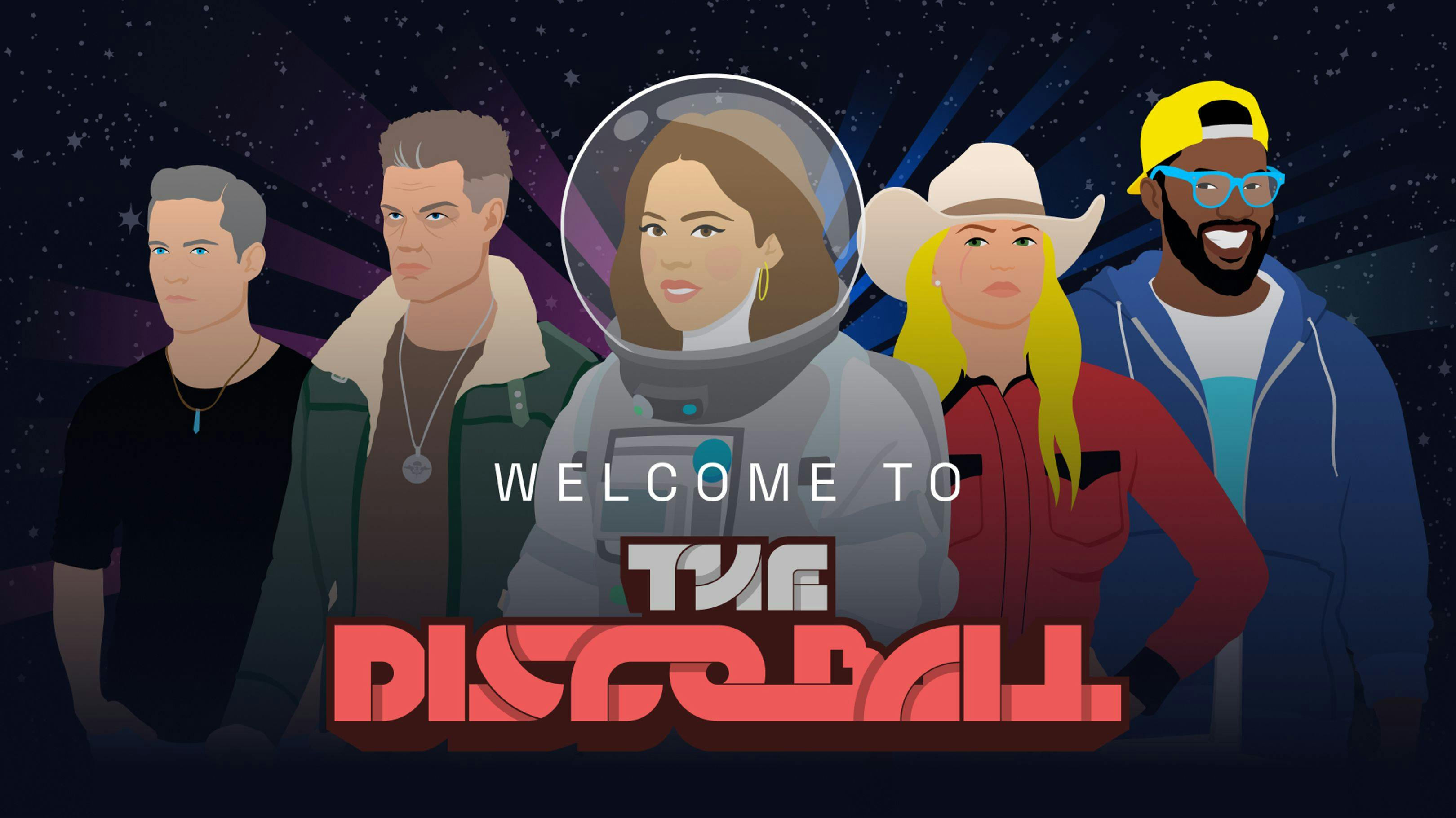 Cover image for  StoryCo Launches Collaborative Sci-Fi Epic THE DISCO BALL, Starring Stephanie Beatriz and Costa Ronin