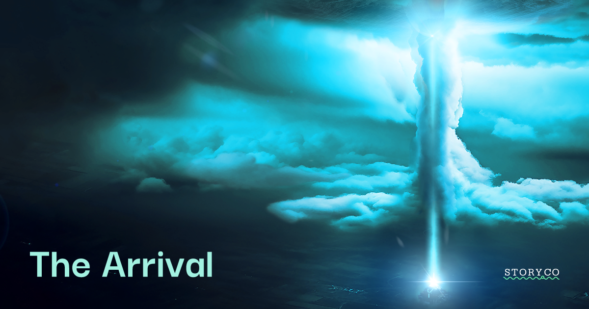 arrival of the
